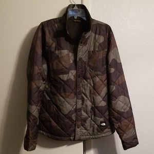 North Face men's reversible camouflage jacket